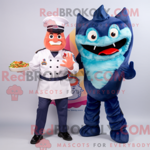 Navy Ceviche mascot costume...