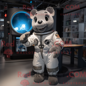 Gray Astronaut mascot...