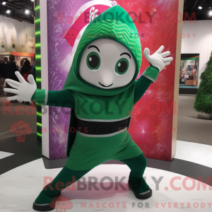 Forest Green Acrobat maskot...