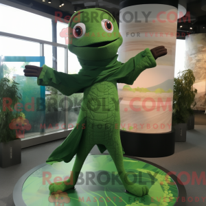 Forest Green Acrobat maskot...