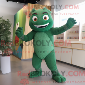 Forest Green Acrobat mascot...