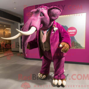 Magenta Mammoth mascot...