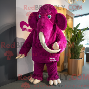 Magenta Mammoth mascot...