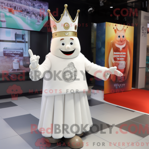 White King maskot kostume...