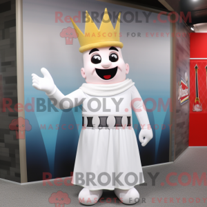 White King mascot costume...