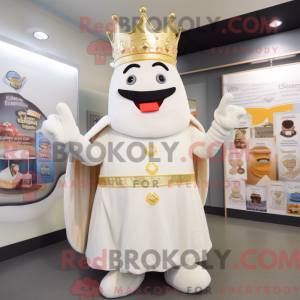 White King maskot kostume...