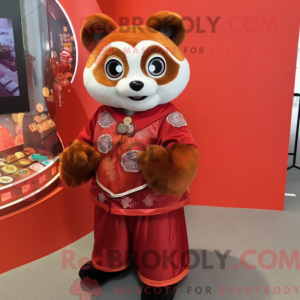 Figura de máscara de panda...