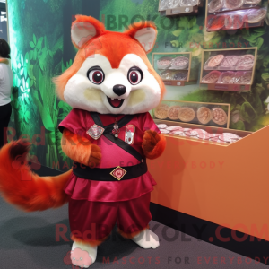 Red Red Panda mascot...