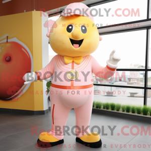 Peach Ice Cream mascot...