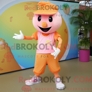 Peach Ice Cream maskot...