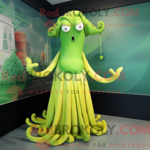 Limegrønn...