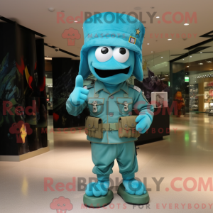 Turquoise Army Soldier...