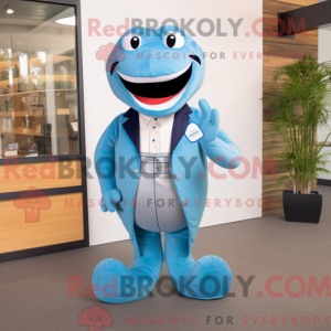 Sky Blue Titanoboa mascot...