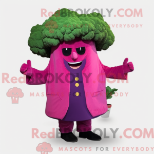 Magenta Broccoli maskot...