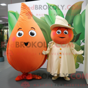 Peach Pear mascot costume...
