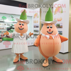 Peach Pear mascot costume...