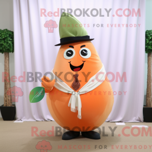 Peach Pear mascot costume...