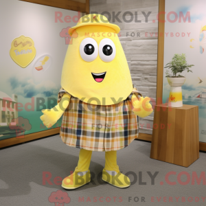 Lemon Yellow Ray mascot...