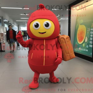 Red Lemon Maskottchen...