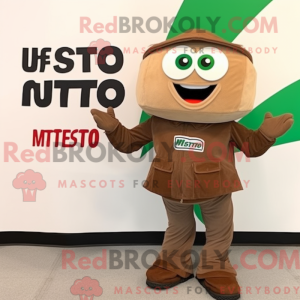 Brown Pesto Pasta mascot...