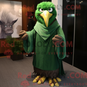 Green Eagle mascot costume...