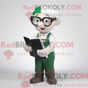 White Irish Flag mascot...