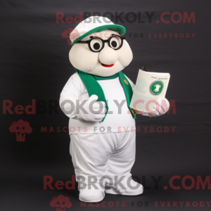 White Irish Flag mascot...