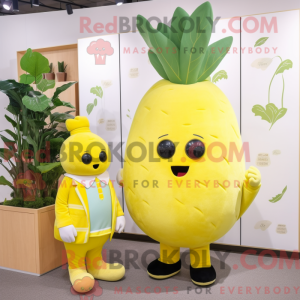 Lemon Yellow Turnip mascot...