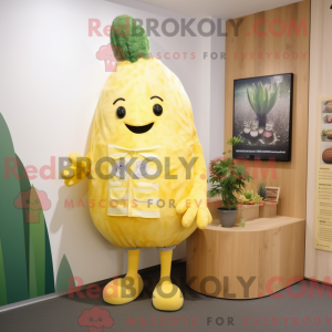 Lemon Yellow Turnip mascot...