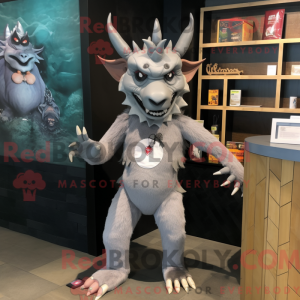 Gray Gargoyle mascot...
