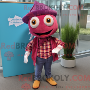 Magenta Fish Tacos maskot...