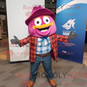 Magenta Fish Tacos maskot...