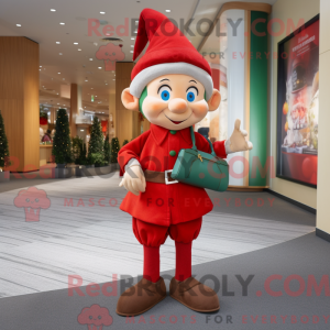Elf maskot kostume karakter...