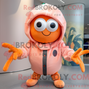 Peach Spider maskot kostume...
