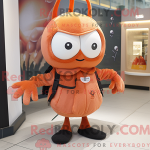 Peach Spider maskot kostume...