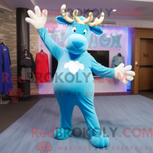 Sky Blue Moose máscara de...
