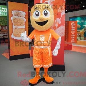 Orange Pad Thai Maskottchen...