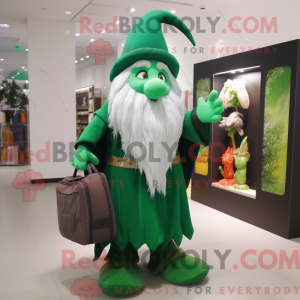 Forest Green Wizard mascot...