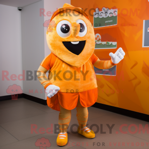 Orange Tacos mascot costume...