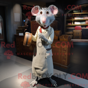 Silver Ratatouille mascot...