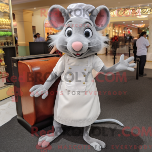 Silver Ratatouille mascot...