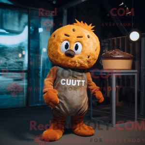 Rust Cupcake mascot costume...