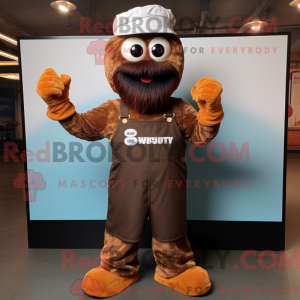 Rust Cupcake mascot costume...