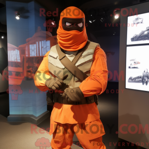 Rust Gi Joe mascot costume...