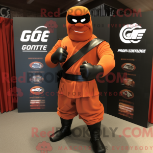 Rust Gi Joe mascottekostuum...