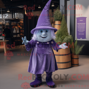Lavender Witch S Hat mascot...