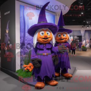 Lavender Witch S Hat mascot...