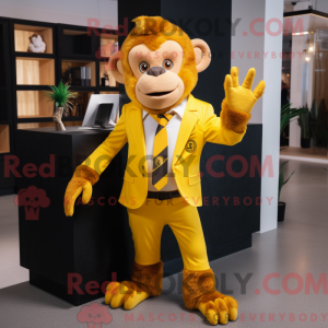 Yellow Monkey mascot...
