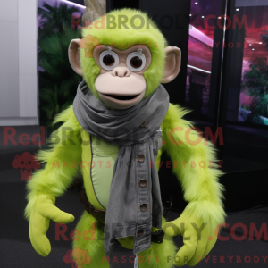 Lime Green Capuchin Monkey...