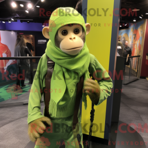 Lime Green Capuchin Monkey...